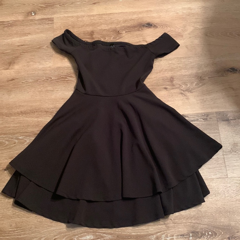 Women’s off the shoulder black dress from Windsor size XS